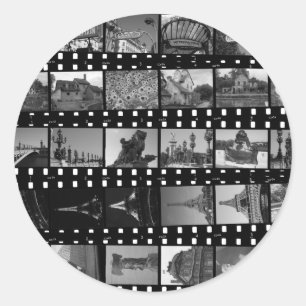 Redonda Pegatina de las colecciones de París