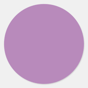 Redonda Pegatina de lavanda   Favor de lujo minimalista