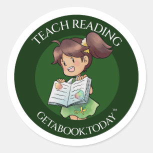 Redonda Pegatina de lectura de clases