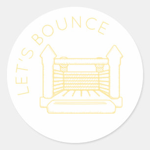 Redonda Pegatina de Lennon Bounding House