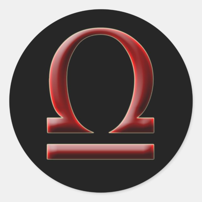 Redonda Pegatina de Libra #2 (Anverso)