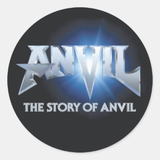 Redonda Pegatina DE LOGO DE PELÍCULA ANVIAL NEGRA