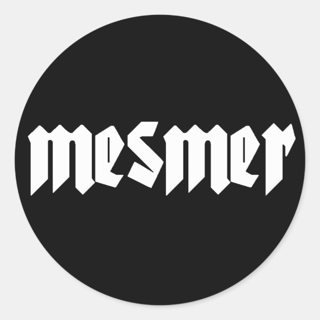 Redonda pegatina de logotipo (Anverso)