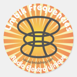 Redonda Pegatina de logotipo 1