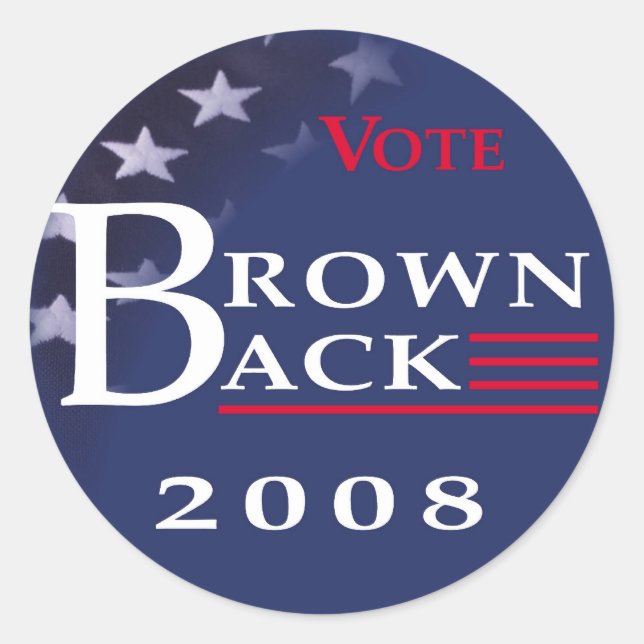 Redonda Pegatina de logotipo de círculo (Anverso)