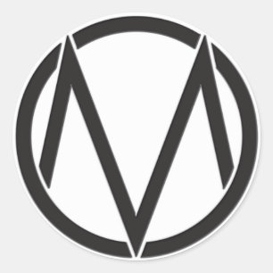 Redonda Pegatina de logotipo de Maine