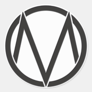 Redonda Pegatina de logotipo de Maine