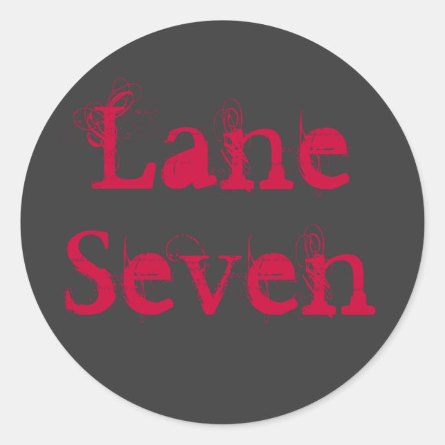 Redonda Pegatina de logotipos (Anverso)