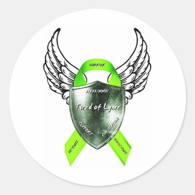 Redonda Pegatina de logotipos (Anverso)