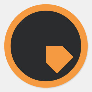 Redonda Pegatina de logotipos auxiliares