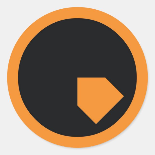 Redonda Pegatina de logotipos auxiliares (Anverso)