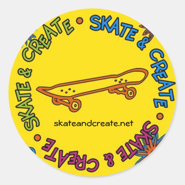Redonda Pegatina de logotipos de S&C (Anverso)