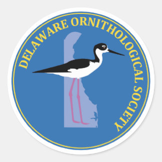 Redonda PEGATINA de logotipos DOS