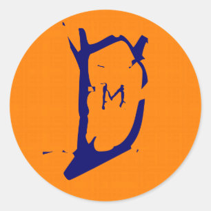 Redonda Pegatina de logotipos Musashi Designs