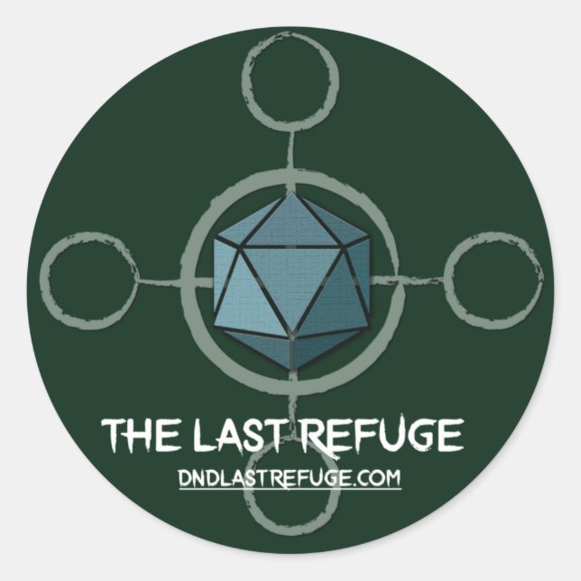 Redonda Pegatina de logotipos TLR (Anverso)