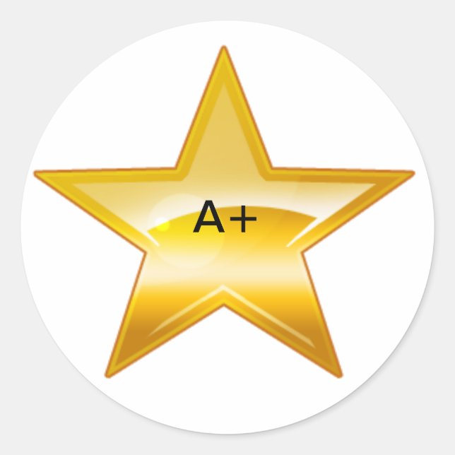 Redonda pegatina de logros (Anverso)