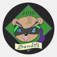 Pegatina de los bandidos