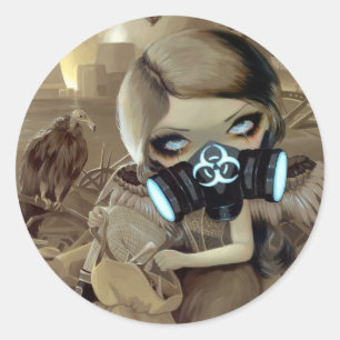 Redonda Pegatina de los "limpiadores"