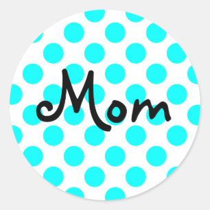 Redonda Pegatina de Mamá