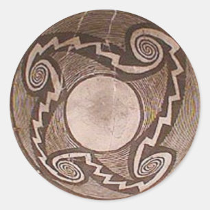 Redonda Pegatina de Mangas