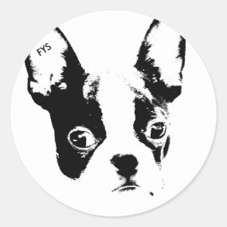 Redonda Pegatina de máscaras de YourSky