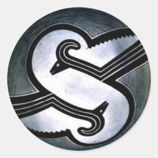 Redonda Pegatina de mimbres Rams