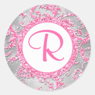 Redonda Pegatina de Mitzvah del palo del damasco del país