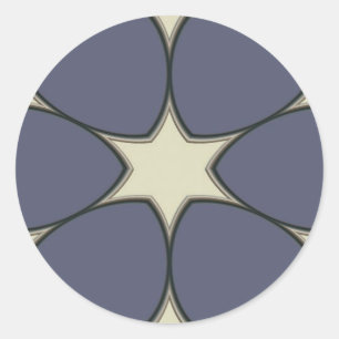 Redonda Pegatina de mosaico