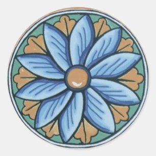 Redonda Pegatina de mosaico