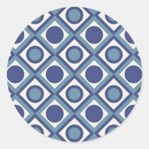 Redonda Pegatina de mosaico