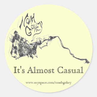 Redonda Pegatina de Noah Gokey - al azar