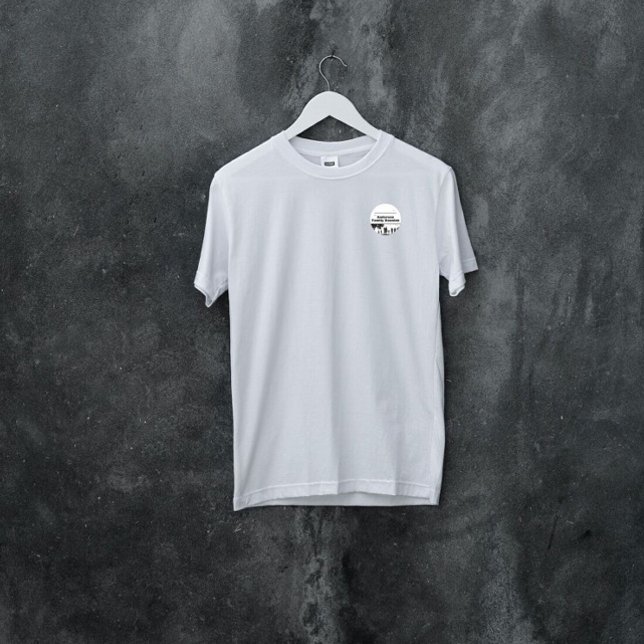 Redonda Pegatina de nombre de reunión de familia de siluet (Subido por el creador)