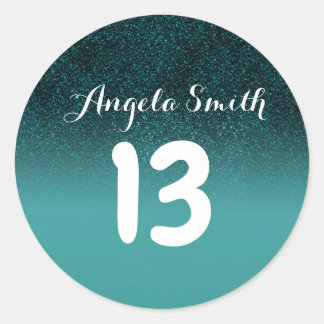 Redonda Pegatina de número de tabla| Número de tabla para