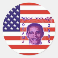 PEGATINA de OBAMA 2008