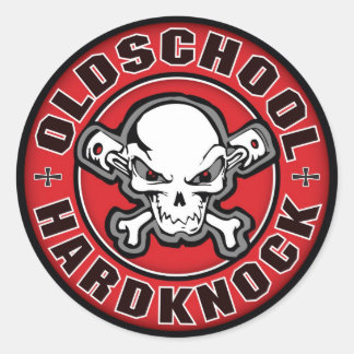 Redonda Pegatina de Oldschool