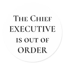 Pegatina de opinión política