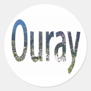 Redonda Pegatina de Ouray