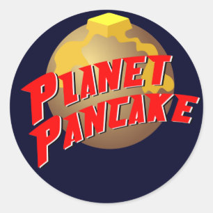 Redonda Pegatina de panqueques planetarios