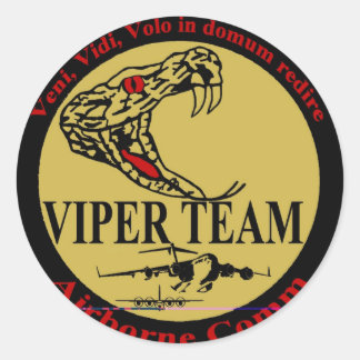 Redonda Pegatina de parches de Viper Team
