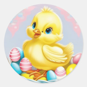 Redonda Pegatina de Pascua