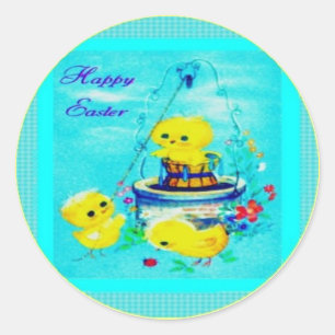 Redonda Pegatina de Pascua