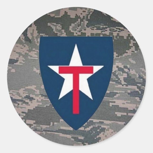 Redonda Pegatina de patrón de ABU de TXSG (Anverso)