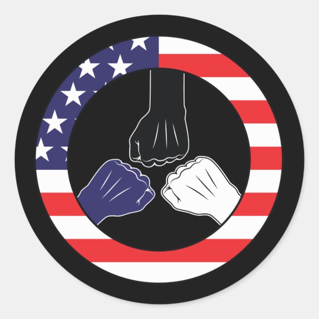 Redonda Pegatina de paz de un amor (Anverso)