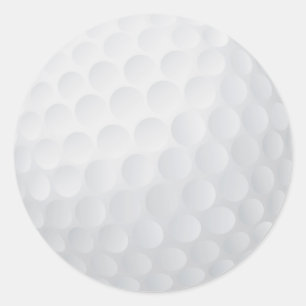 Redonda pegatina de pelota de golf