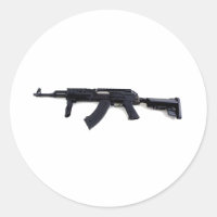 Pegatina de perfil izquierdo del rifle táctico AK4