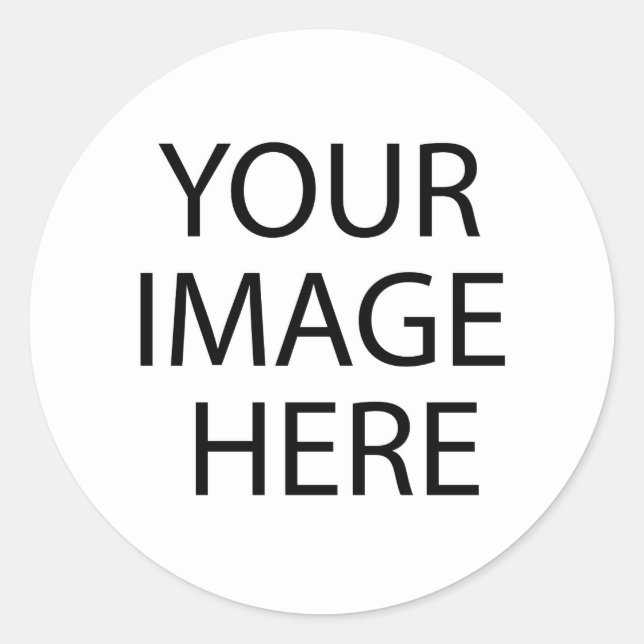 Redonda pegatina de personalizable (Anverso)