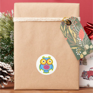 Redonda Pegatina de Personalizado de Bebé
