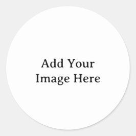 Redonda Pegatina de Personalizado de encanto sin tiempo