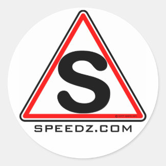 Redonda Pegatina de pertenencia a SPEEDZ