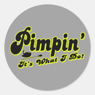 Redonda Pegatina de Pimpin